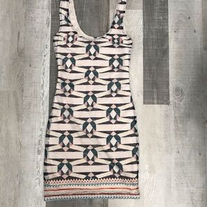 Nordstrom Bar III Geometric Mini Dress